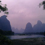 View of Xinping near Yangshuo, as featured on the 20 yuan bill